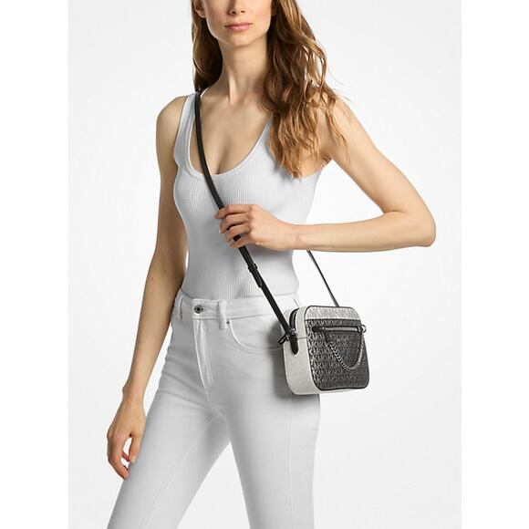 MICHAEL KORS Jet Set Large Signature Logo Crossbody Bag - Picture 4 of 5